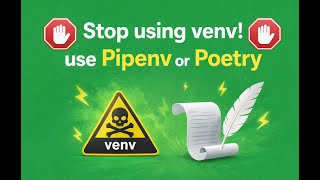 Stop using venv, do this instead 🐍