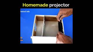 घर पर ऐसे बनाओ Projector  ||Homemade projector ||Mr Biswajit shorts #shorts #youtubeshorts