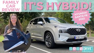 2023 Hyundai Santa Fe Hybrid review – BabyDrive child seat installation test