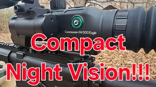 One Leaf ai Commander NV500Eagle Night Vision.. Overview & Range Use!