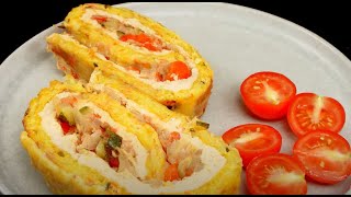 Научили в дорогом ресторане❗ Это самый вкусный РУЛЕТ из курицы с овощами, который я пробовала!