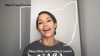 Actor Sherri Saum encouraging her hometown to Make It Count this November!