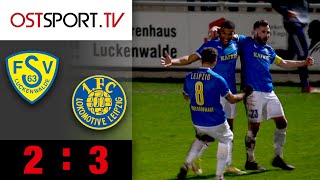 Loks Siegesserie hält an: FSV Luckenwalde - 1. FC Lok Leipzig 2:3 | Regionalliga Nordost