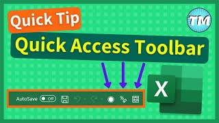 SPEED UP by using Excel Quick Access Toolbar | Excel Tips and Tricks #Shorts