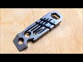 everratchet titanium edc multitool ratchet pry bar fire starter for everyday carry