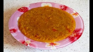 Суп пюре с чечевицей Масурдал. Похлебка. Индийская классика. masoor dal recipe