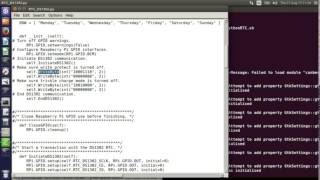 Real Time Clock Python Source Code