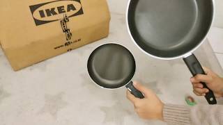 unboxing - Ikea haul - teflon anti lengket - review skanka \u0026 kavalkad