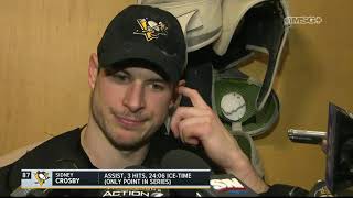 Sidney Crosby Reflects on Pens' Series Loss to Isles | New York Islanders Post Game