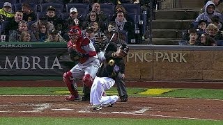 STL@PIT: Tabata's hit by a pitch from Kelly