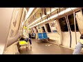 🇺🇸4K-Riding BART Train 🚊 in San Francisco,CA/Start at Embarcadero Station to Milpitas Station 🚉 .