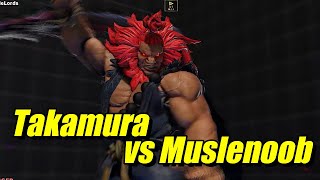 Street Fighter V: Muslenoob (Ken) VS Takamura (Akuma)