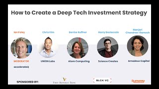 How to Create a Deep Tech Investment Strategy