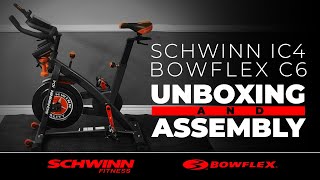 Schwinn IC4  Bowflex C6 Unboxing and [Assembly Instructions] Belt Drive Magnetic Resistance Bike IC8