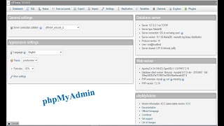 How to Export, Import and delete table database using phpMyAdmin