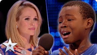 Malaki FIGHTS BACK TEARS during emotional Beyonce cover! | Britain's Got Talent