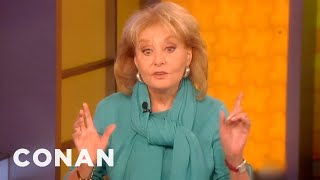 Barbara Walters' Exclusive Footage of Lindsay Lohan On-Set | CONAN on TBS