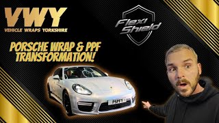 From drab to fab Porsche Panamera wrap and flexishield PPF