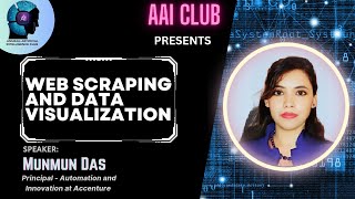 Web Scraping and Data Visualization session at Anurag University(ft. Munmun Das)