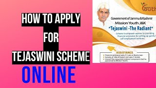 How to Apply for Tejaswini scheme online?  JK Mission Youth Scheme For J\u0026K Youth