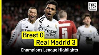 HIGHLIGHTS | Brest vs. Real Madrid (Champions League 2024-25)