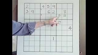 Sudoku. Tutorial #2 Exclusion rule