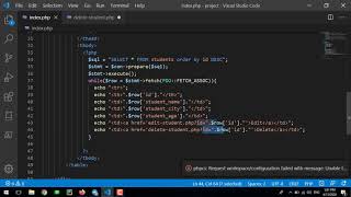 PHP Data Object (PDO): CRUD Project Part 04