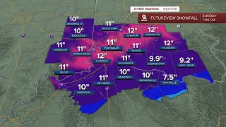 How much snow will Cincinnati get Sunday? Our update on totals, timeline