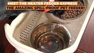 Neater Feeder Express - Mess-Proof Pet Feeder for Sloppy Dogs and Cats