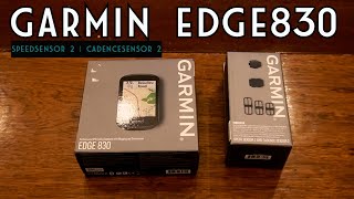 Garmin Edge 830 | Speed Sensor 2 and Cadence Sensor 2 | Unboxing