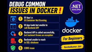 Debug Common Docker Issues For Beginners | Docker Tutorial For .NET Developers