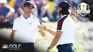 It's eagles galore early in foursomes back nine | 2023 Ryder Cup Highlights | Golf Channel