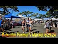 [4K] Kakaako Farmer's Market 6/29/24 in Honolulu, Oahu, Hawaii