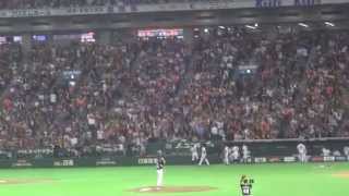 2014年3月28日　巨人ｖｓ阪神　第1回戦　ロペス選手第１号ホームラン