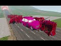 big u0026 small long snake lightning mcqueen vs trains beamng.drive