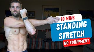 10 MIN STANDING STRETCH for FULL BODY RECOVERY & FLEXIBILITY