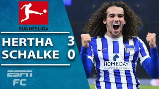 Matteo Guendouzi powers Hertha Berlin past winless Schalke | ESPN FC Bundesliga Highlights