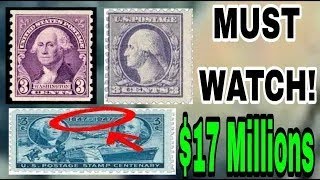 3 Extremely VALUABLE 3 Cent Stamps You Might Have