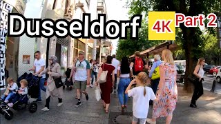 ⁴ᴷ DUSSELDORF walking tour 🇩🇪 Germany (Deutschland) part 2, 4K