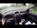 peugeot 206 1.4 hdi 2004 pov drive