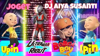 Upin Ipin Goyang Lagu Aiya Susanti Viral bareng Boboiboy dan Ultraman Ribut
