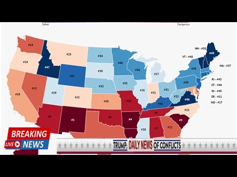 The Most Dangerous States In America - YouTube