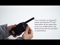 How to switch the VOX function of Retevis RT28 walkie talkie?