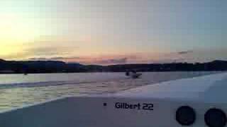 Fun speeding in the Oslofjord Gilbert and Hydrolift...