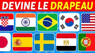 🚩 Devine le PAYS par son DRAPEAU 🌍 | Quiz Drapeaux du Monde 🧠🤯