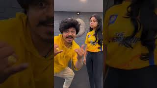 💛Thala dhoni 💛 CSK REELS💛Sridhar master Akshadha sridhar dance cover💛ipl trending 💛