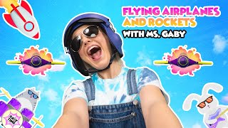 The Flying Airplane Song with Ms. Gaby | Songs for Kids | Interactive Kids Videos ✈️