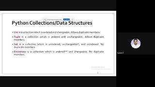 Five-day FDP on Problem Solving and Advancement in Python Programming Day 3 Morning