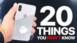 Iphone X and Iphone 8 - 20 Things You Didn't Know