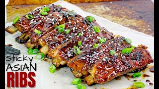 Sticky Asian Baked Pork Ribs